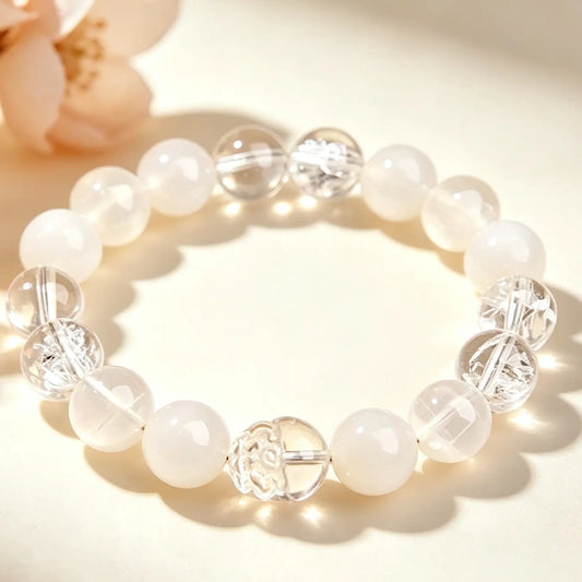 THE CLARITY — Metal Element Crystal Bracelet