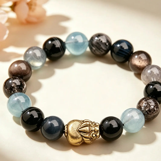 THE DEPTH | Water Element Crystal Bracelet